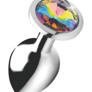 Rainbow Prism Gem Anal Plug - Medium