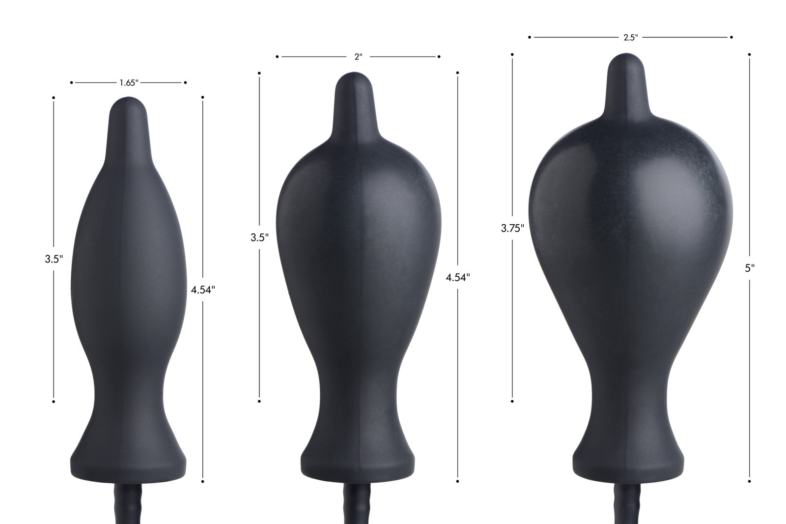 Dark Inflator Silicone Inflatable Anal Plug - Image 3