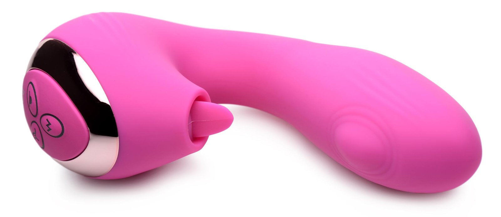 10X Licking G-Throb Rechargeable Silicone Vibrator - Image 5