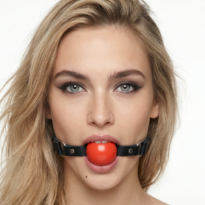Red Silicone Ball Gag